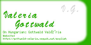 valeria gottwald business card